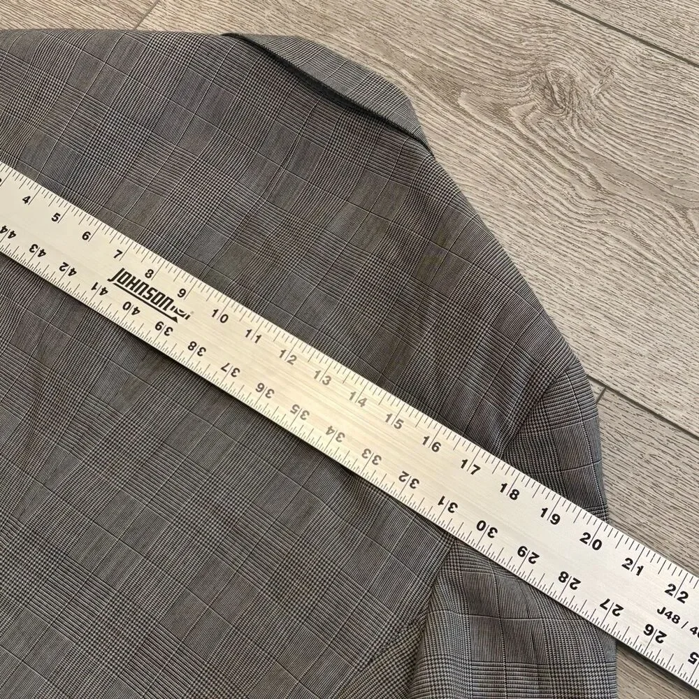 Polo‎ University Club Ralph Lauren Plaid Sport Coat Blazer Jacket 42 Preppy